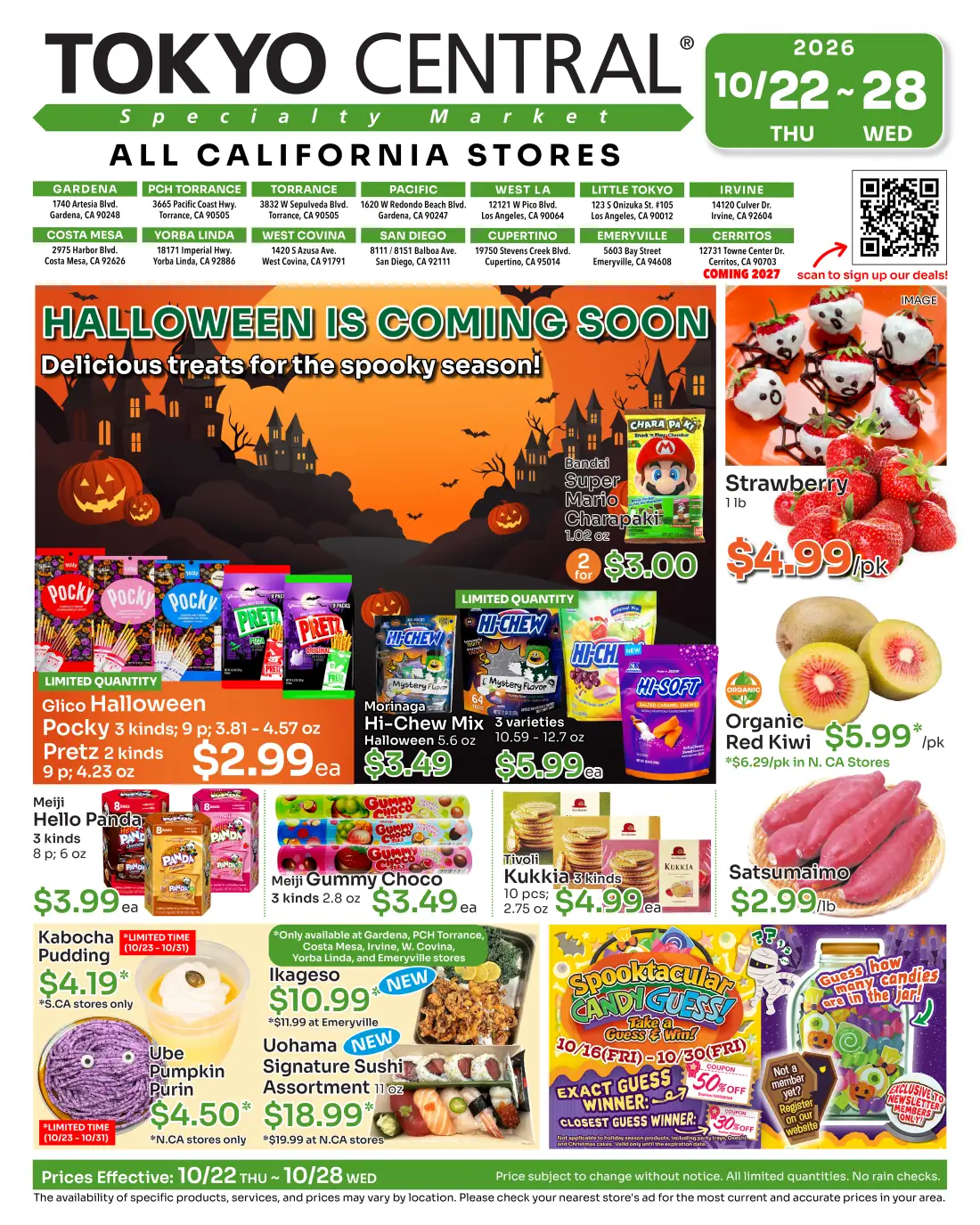 Weekly Ad 10/22 Page 1 of 8