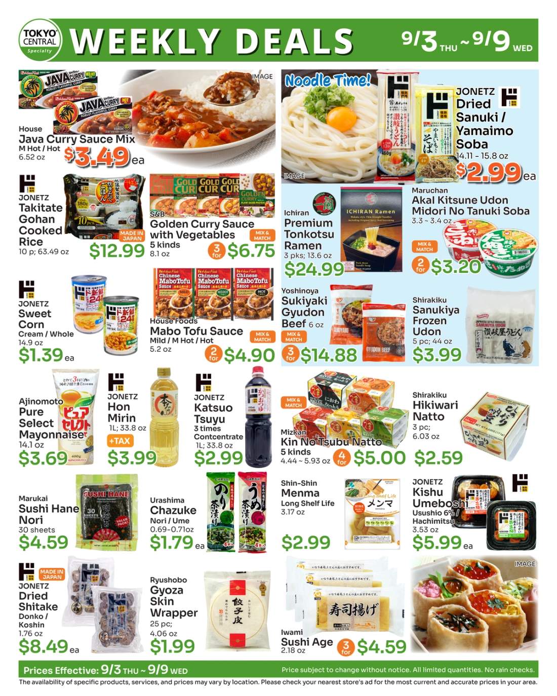 Weekly Ad 9/3 Page 3 of 8