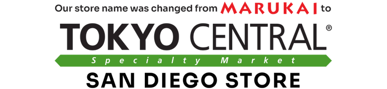 Store name change from Marukai to Tokyo Central Specialty Market logo