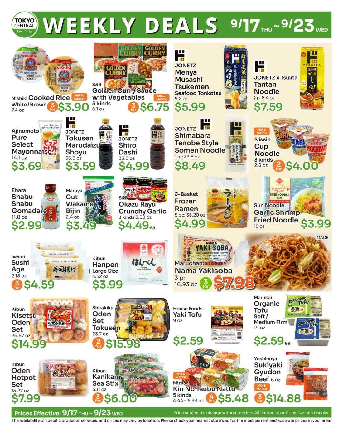 Weekly Ad 9/17–9/23, page 3 of 8