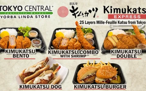 Kimukatsu Express Is Now Open at Tokyo Central Yorba Linda!