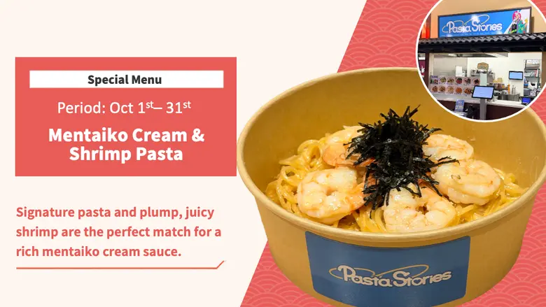 Pasta Stories Special Menu Pic