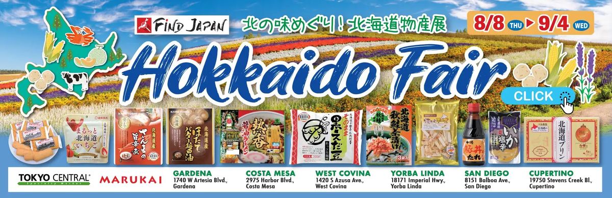 Japanese Local Fair: Welcome to Hokkaido! flyer