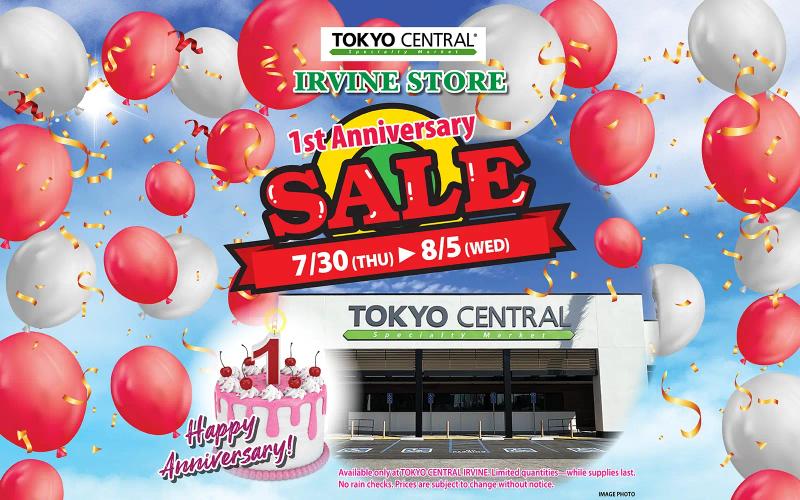 Irvine First Anniversary Sale!