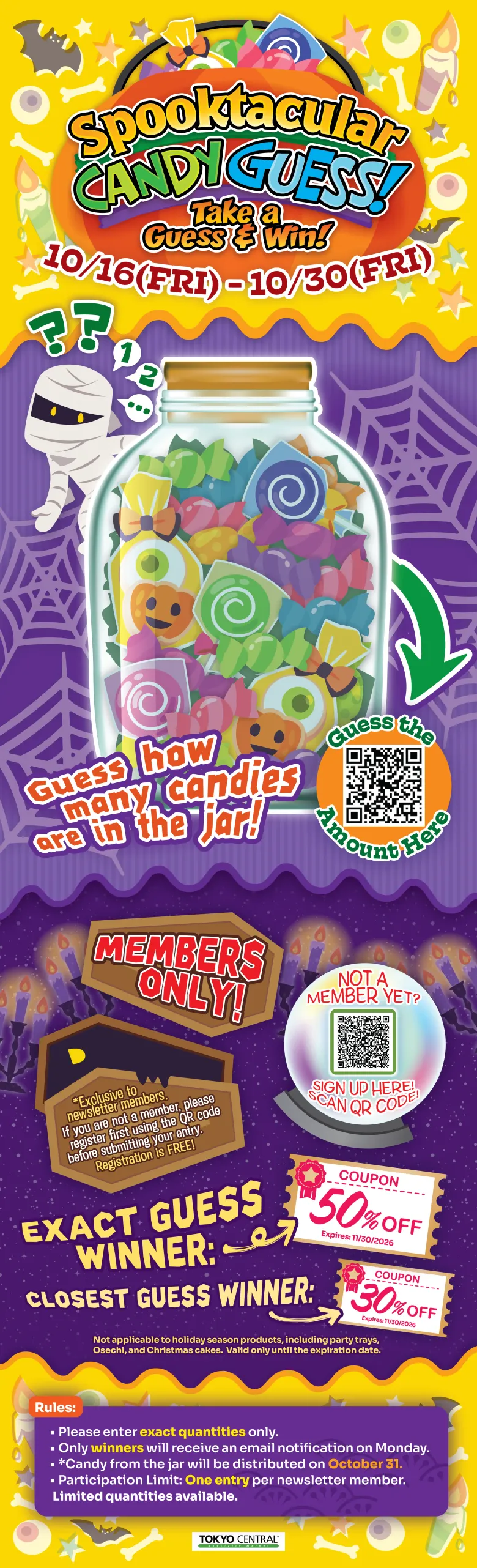 Candy Guess Rule Flyer